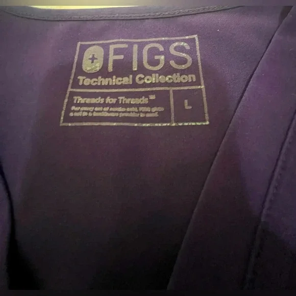 Figs Purple Scrub Set - Picture 9 of 9